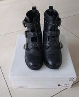 Stiefel Stiefeletten Damen Größe 38 Schwarz Echt Leder Baden-Württemberg - Rutesheim   Vorschau