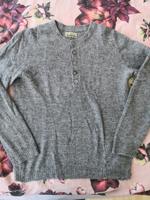 Closed Alpaka Wolle Pullover grau Knopfleiste edel M 38 40 Niedersachsen - Laatzen Vorschau