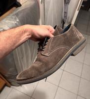 Braune Wildlederhalbschuhe Rieker Baden-Württemberg - Remseck am Neckar Vorschau