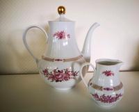 Kaffeekanne u. Milchkännchen, Porzellanset Henneberg Vintage DDR Brandenburg - Wittstock/Dosse Vorschau