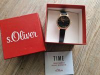 S.oliver Uhr Armbanduhr schwarz rosé Niedersachsen - Himmelpforten Vorschau