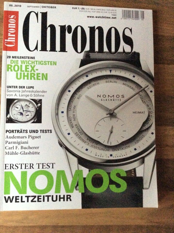 Chronos Uhrenzeitschrift Heft 05/2010 Rolex Uhren in Nordrhein-Westfalen -  Jüchen | eBay Kleinanzeigen ist jetzt Kleinanzeigen