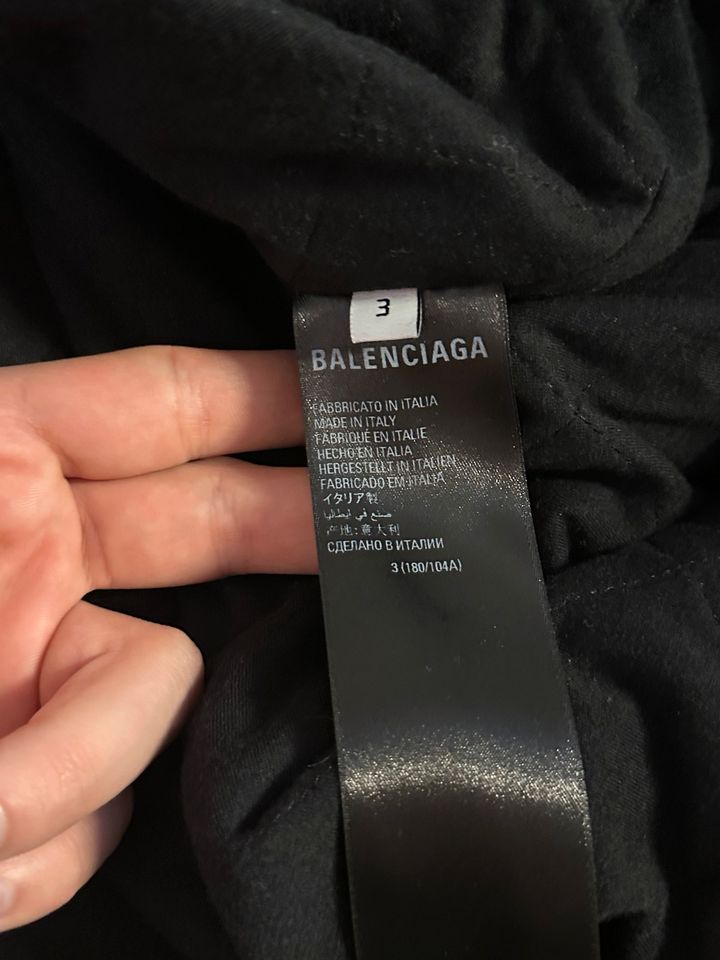 Balenciaga Leder Hoodie in Ellrich