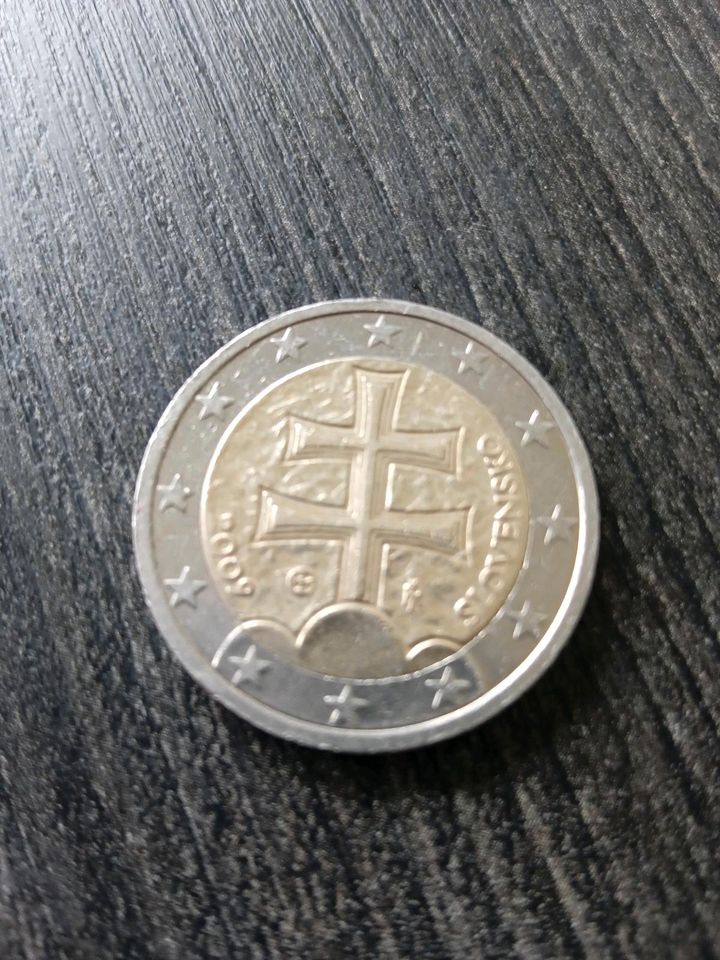 2 Euro Münze Slovensko Slowakei 2009 in Giengen an der Brenz