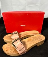 Esprit Clogs Sandalen Holz mit Leder Größe 40 ungetragen Niedersachsen - Gittelde Vorschau