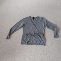 Neu Wickelpullover Heine Baumwolle V-Ausschnitt 40 grau elegant Altona - Hamburg Ottensen Vorschau
