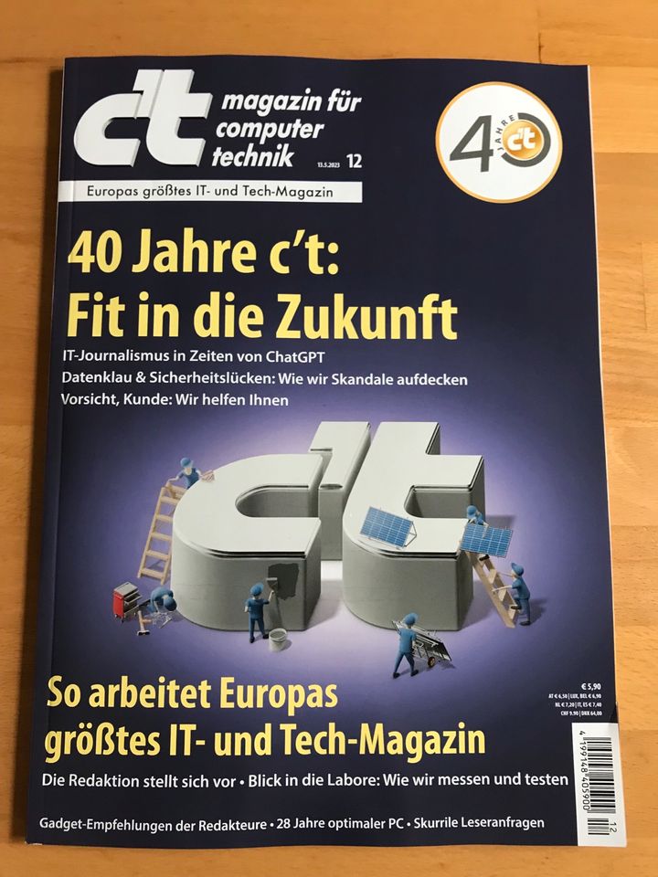 c‘t Magazin für Computertechnik 2023 (Nr. 9-13; 15-21; 24-29) neu in Frankfurt am Main