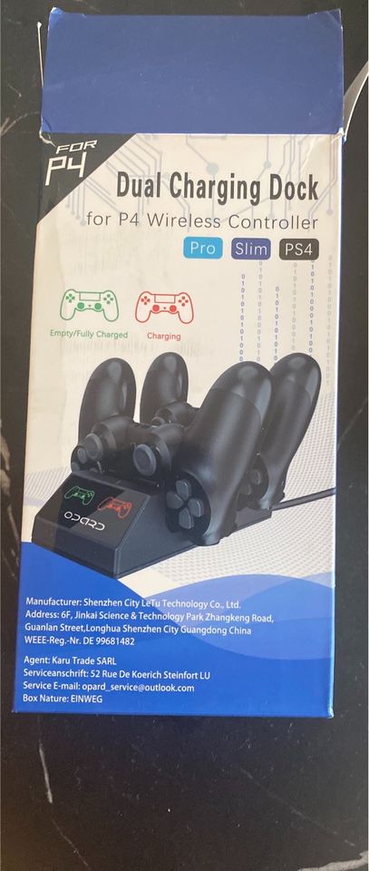 PS4 Controller Ladestation in Oer-Erkenschwick