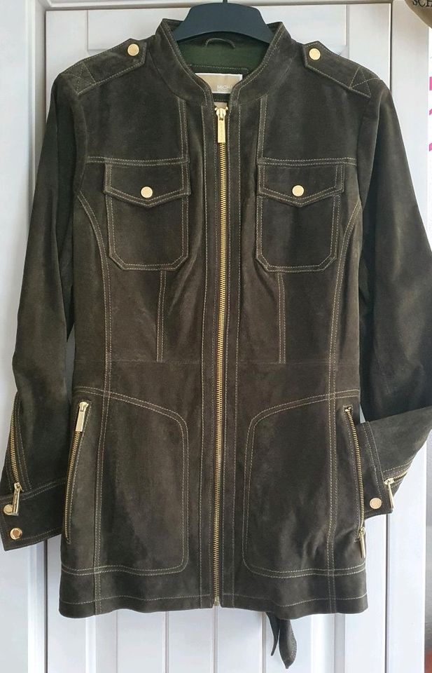 ❣️MK Michael Kors Wildleder Leder Jacke L Neu Lederjacke❣️ in Bremen