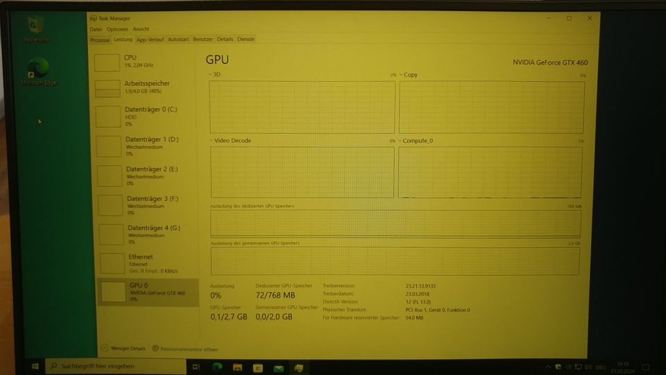 Ankermann Desktop PC Intel Q9400 4x2.66GHz GeForce GTX 460 in Fuldatal