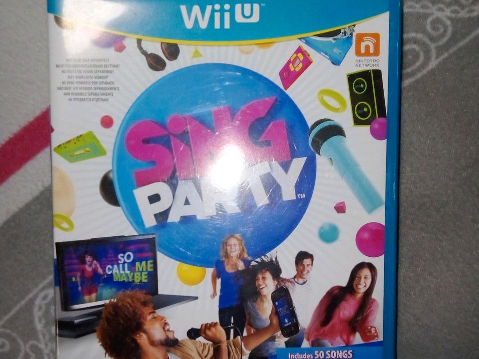 Sing Party  Wii U Spiel in Losheim am See