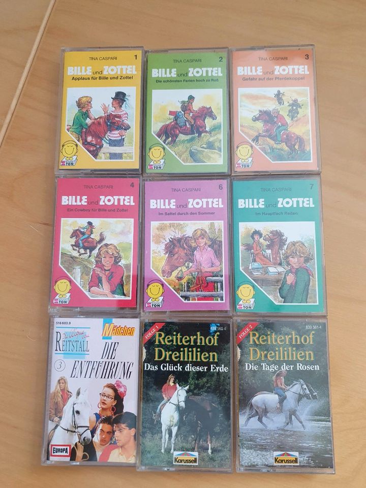 Kassetten: Bille und Zottel, Reiterhof Dreililien,  Mädchen in Everswinkel