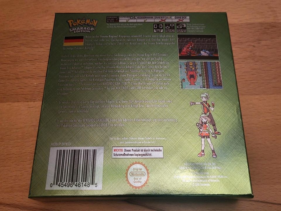 Pokemon Smaragd Edition Verpackung GameBoy Advance Hülle Repo Box in München