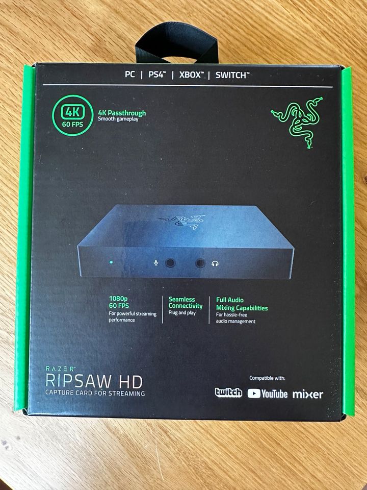 Razer Ripsaw HD Capture Card in Zwoenitz