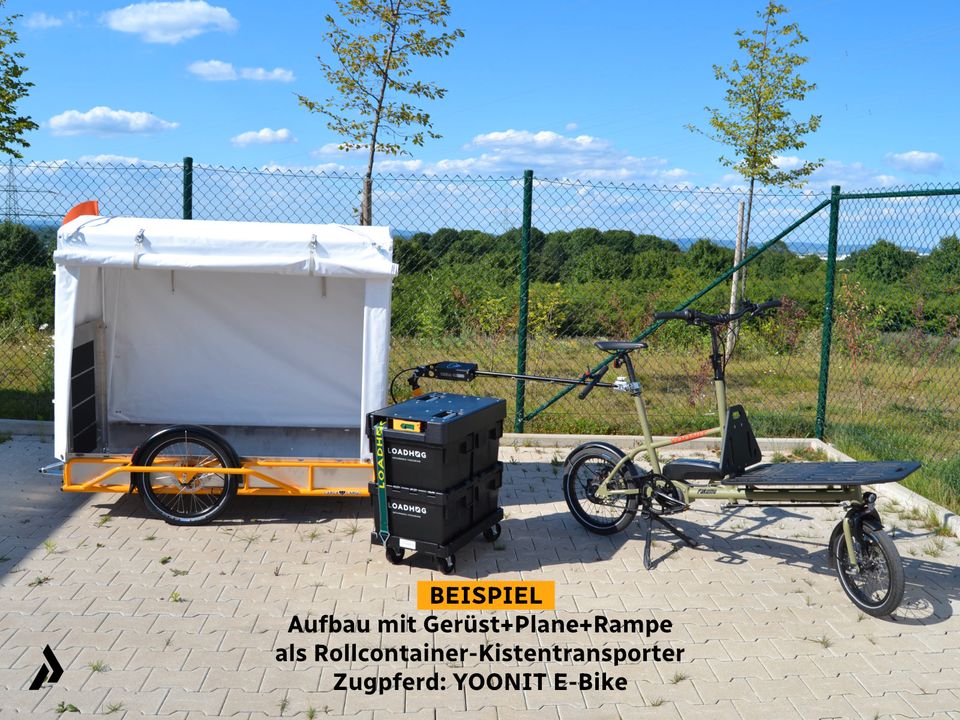 2024 CARLA CARGO Lasten-Anhänger | Trailer & Handwagen für Fahrrad, eBike, Pedelec | ideal für Gewerbe, Hof, Werksgelände | Verleih, Probefahrt bei Pakumo Cargobike Paderborn | 200 kg Zuladung in Paderborn