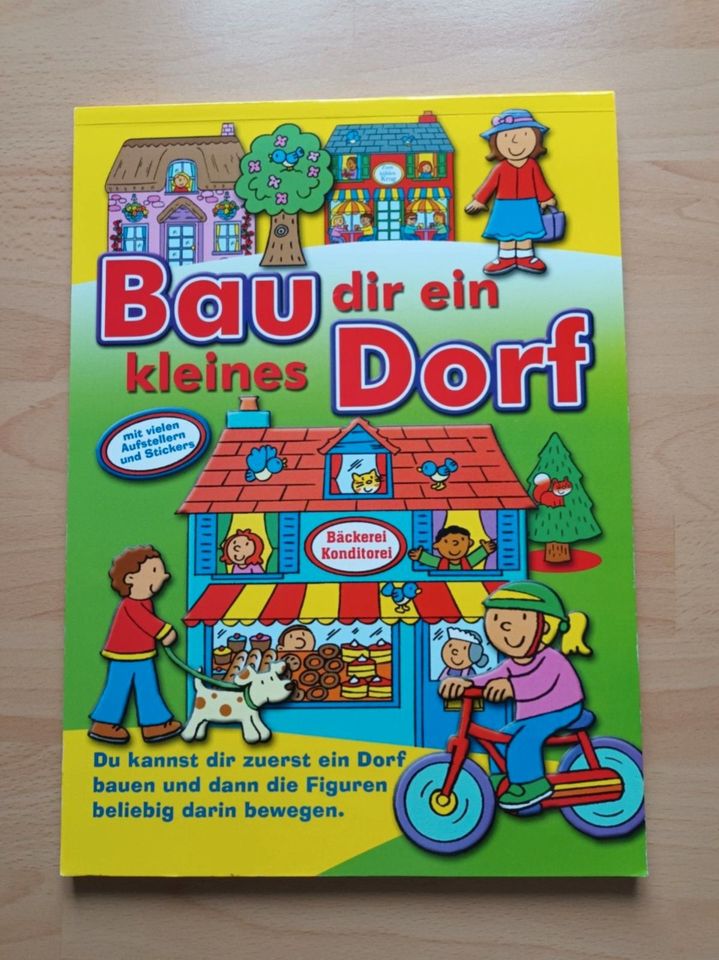 Bau Dir ein kleines Dorf Bastel Block Karton ❤️NEU❤️ Kind 5-15 J. in Burgkirchen