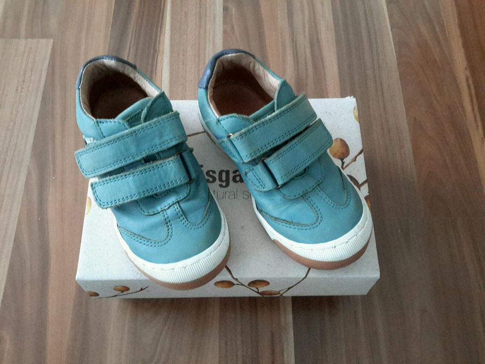 Bisgaard Sneaker Halbschuh Leder Johan Aqua Gr. 25 neuwertig in Untergruppenbach