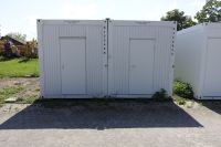 2x 20 Fuß Doppelcontainer, Bürocontainer, DUO-Anlage - RAL 9010 Hessen - Groß-Gerau Vorschau