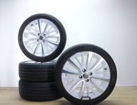 Opel corsa E felgen 17 zoll white 4x100 + sommerreifen original Düsseldorf - Bilk Vorschau