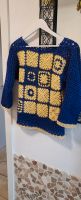 Granny square Pullover blau/gelb Nordrhein-Westfalen - Hürth Vorschau