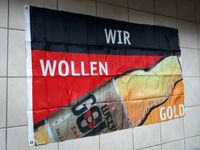 WELDEBRÄU Fahne | Flagge | "Wir wollen Gold" Baden-Württemberg - Mannheim Vorschau