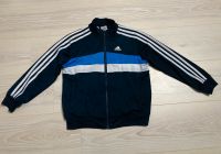 Adidas Trainingsjacke Gr. 128 blau Jungsjacke Sportjacke Fussball Brandenburg - Velten Vorschau