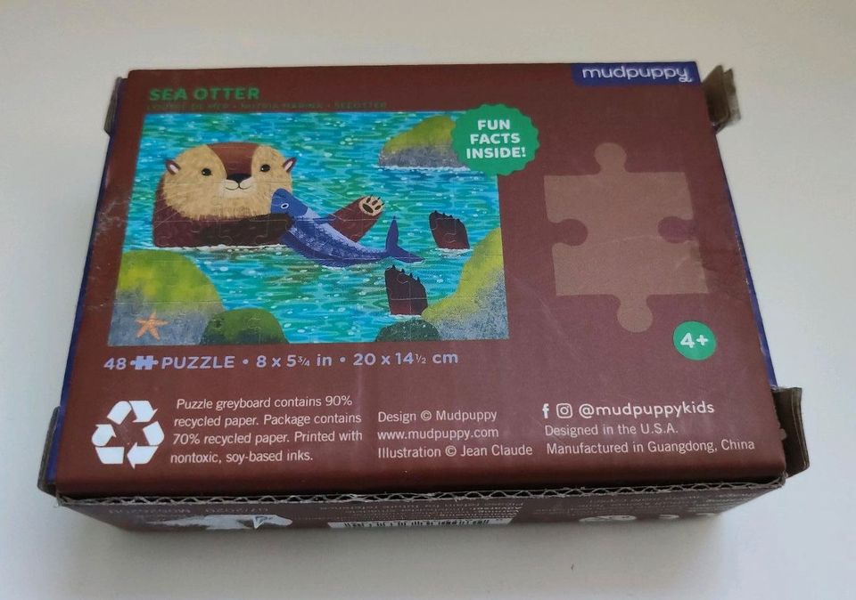 Kinder Puzzle To Go, mudpuppy Seeotter, 48 Teile, 4+ in Hamburg