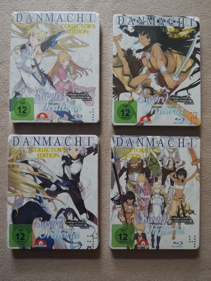 Danmachi Sword Oratoria Blu-ray mit Sammelschuber & Textilposter in Neuenkirchen