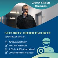 3250€|Quereinsteiger|Objektschützer/in(m/w/d)|Securitymitarbeiter Köln - Nippes Vorschau