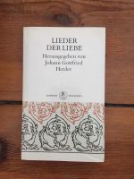 Johann Gottfried Herder Lieder der Liebe Buch Hamburg-Mitte - Hamburg St. Pauli Vorschau