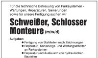 Schweißer, Schlosser, Monteure (m/w/d) Bayern - Baar i. Schwaben Vorschau