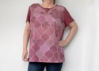 altrosa gemustertes Damen T-Shirt, Vögele, Gr. XXL Saarland - St. Wendel Vorschau