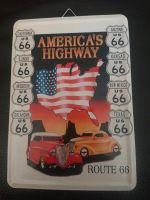 Blechschild - Route 66 - America's Highway - Oldtimer Niedersachsen - Kakenstorf Vorschau