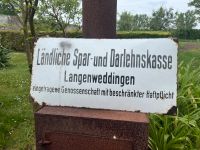 Emaille Schild Langenweddingen Sachsen-Anhalt - Sülzetal Vorschau