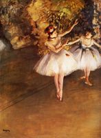 Zwei Tänzerinnen auf der Bühne Impressionist Edgar Degas. Replik Köln - Mülheim Vorschau