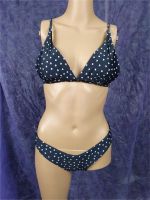 Bikini mit Herzen S 36 Bh Slip Dunkelblau Duisburg - Fahrn Vorschau