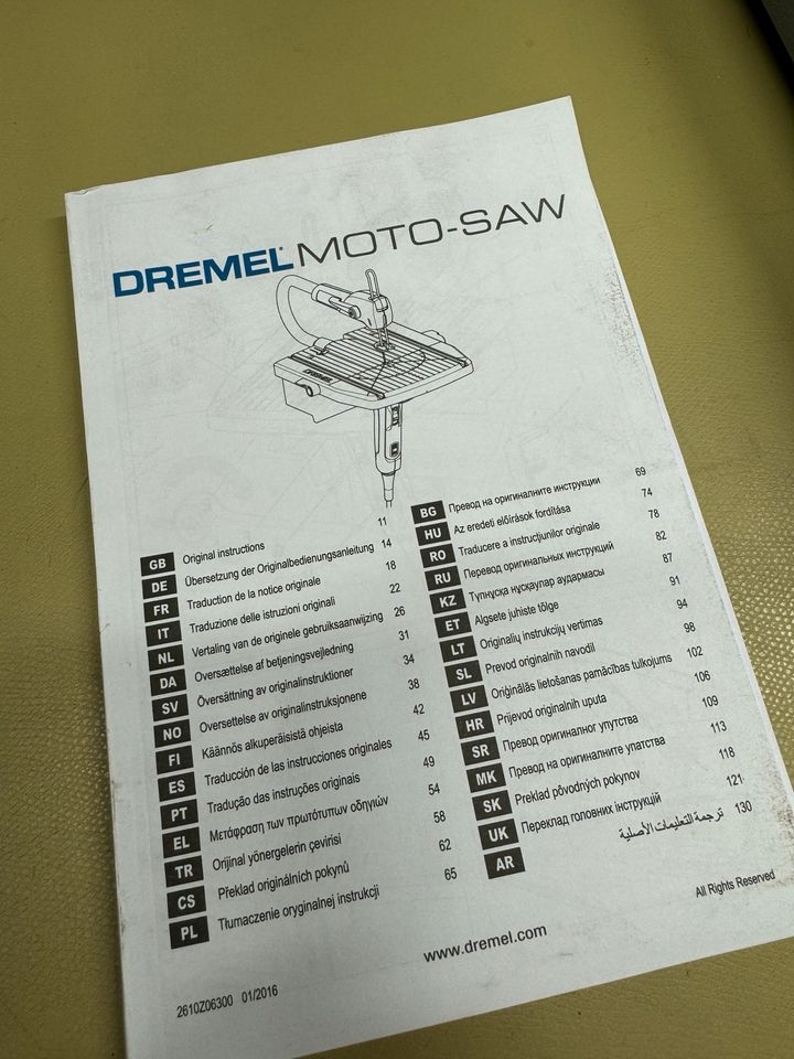 DREMEL MOTO SW Dekupiersäge MS20 in Esslingen