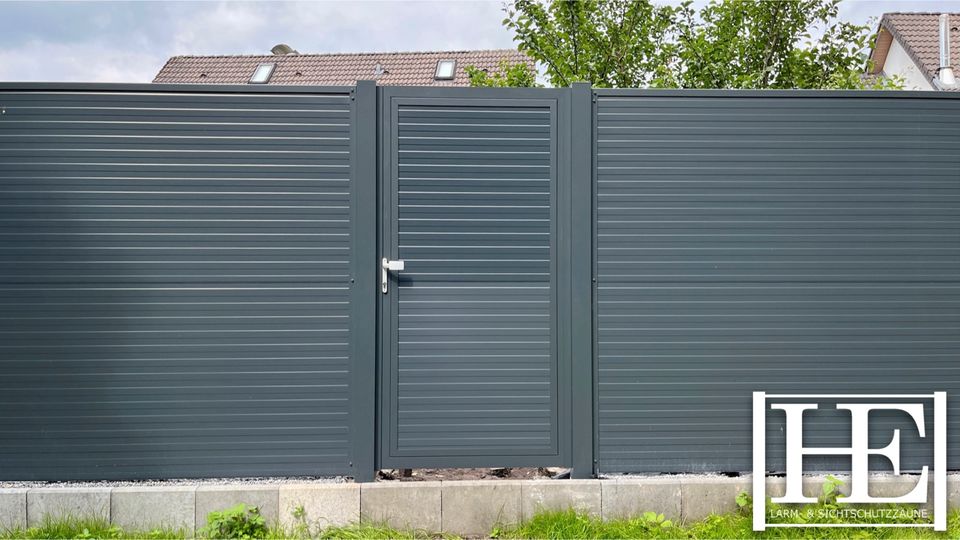 Gartenzaun aus Sandwichplatten - hochwertig - Aluminium HE in Schloß Holte-Stukenbrock