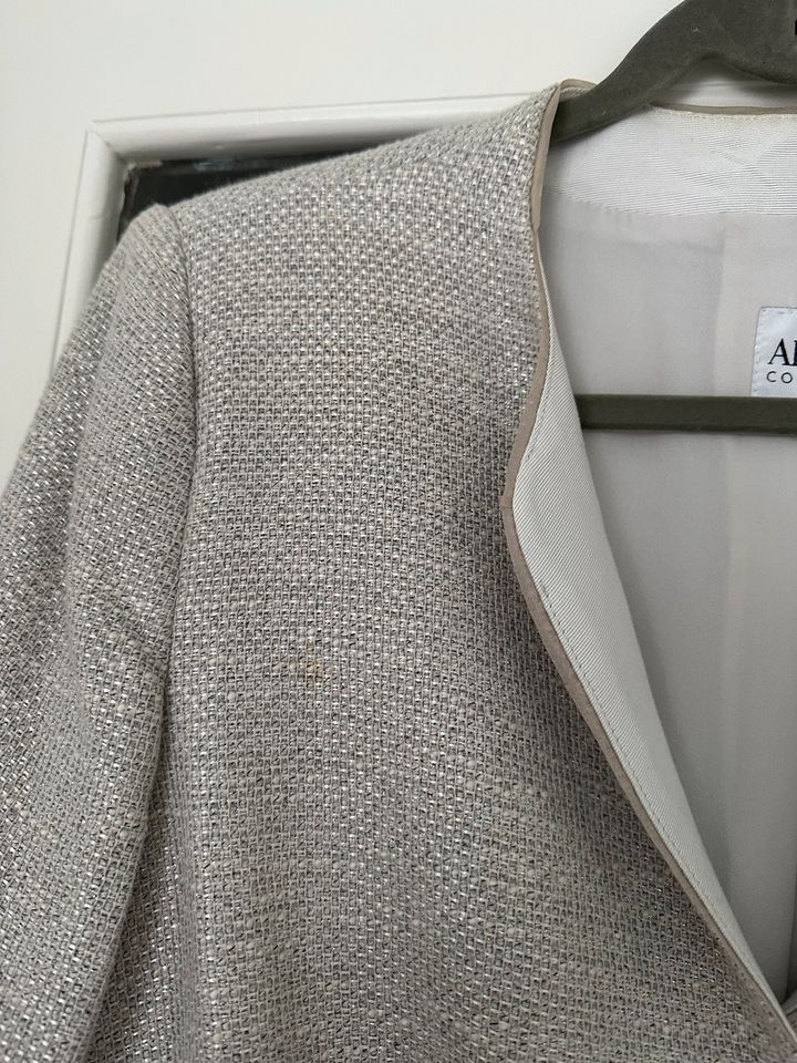 Armani Collezioni Jacke Blazer Silber grau IT 52 DE 44 46 in Hamburg