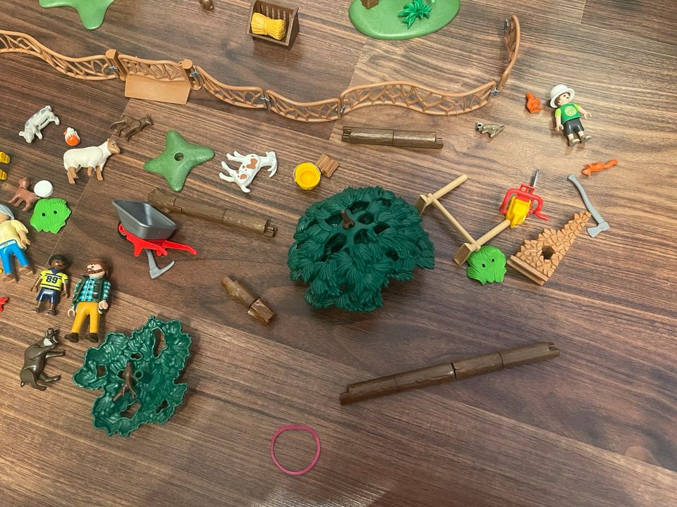 Playmobil Kleintierzoo und Forster im Set in Weingarten