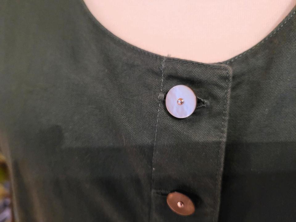 STRENESSE langes Kleid /Maxikleid - dunkelgrün - Gr. 38 - Vintage in Mittenwald
