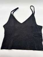 H&M Divided Top Rippenshirt S Schwarz Hessen - Bad Homburg Vorschau