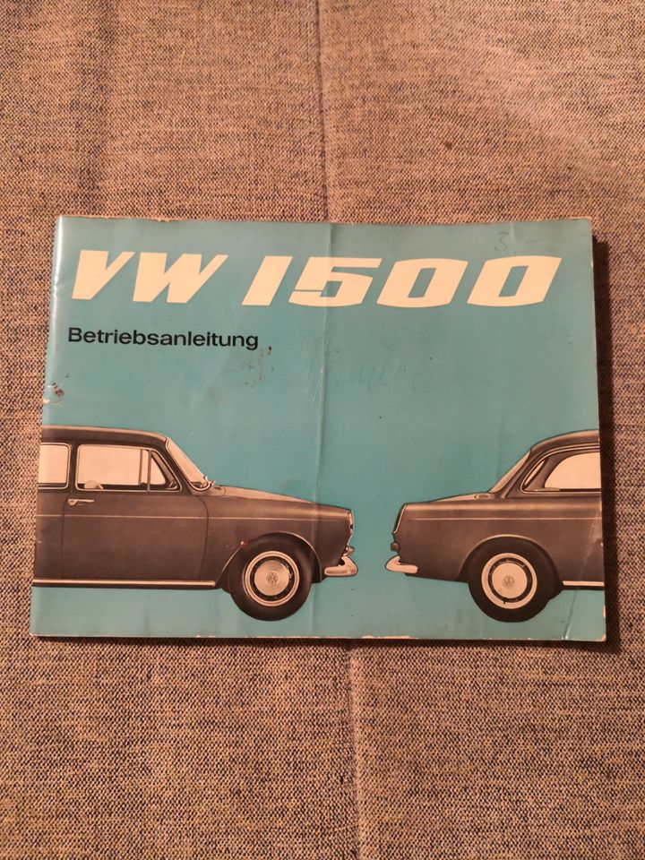 Bedienungsanleitung VW Typ 3, VW 1500 - 08/1965 in Bretten