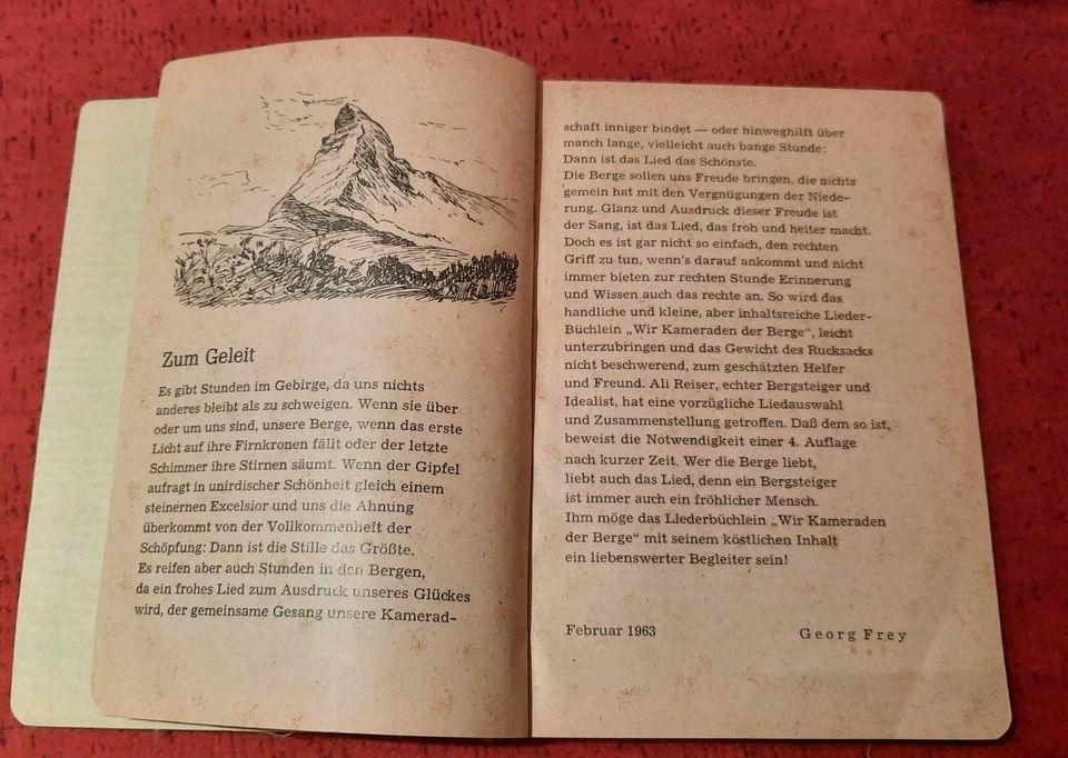 Liederbuch: Wir Kameraden der Berge......1966 in Berlin