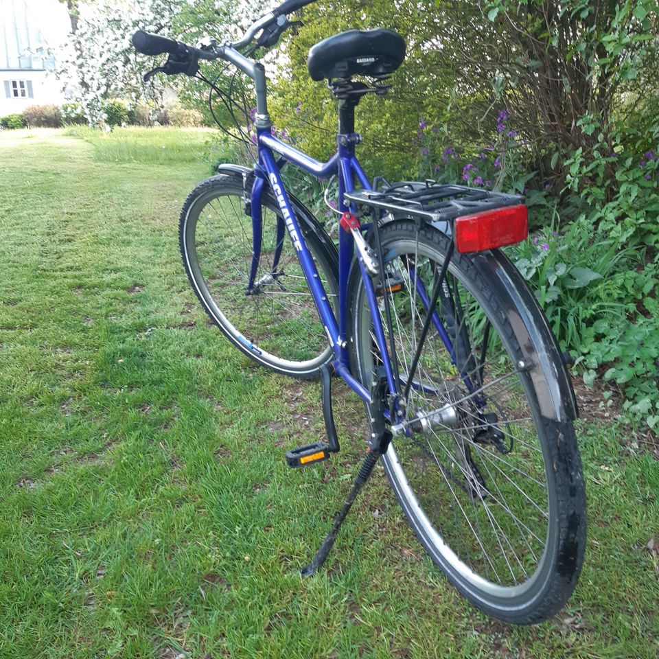 Fahrrad für Herren 28 Zoll, blau mit Gangschaltung in Babensham