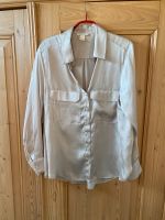 Tolle Bluse Hemd von H&M Satin Optik taupe beige Niedersachsen - Bad Pyrmont Vorschau