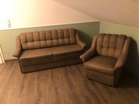 Sofa Couch Braun mit Schlafffunktion Rheinland-Pfalz - Rhaunen Vorschau