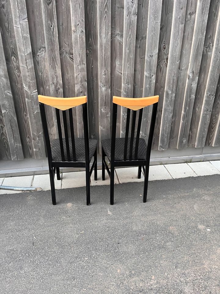 2 Stühle Schwarz in Bruchköbel