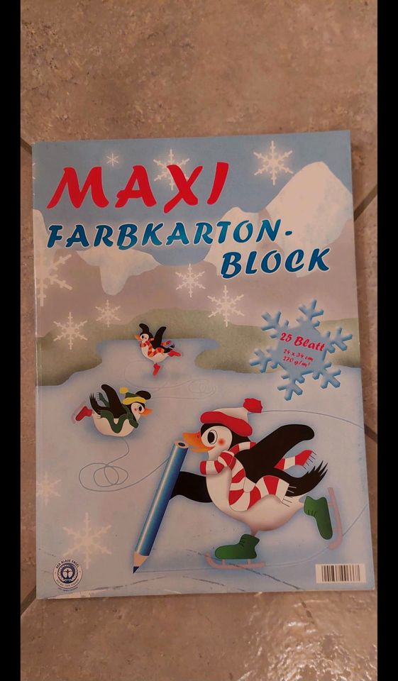 ! NEU ! MAXI FARBKARTON BLOCK ! NEU ! in Zehnhausen bei Rennerod