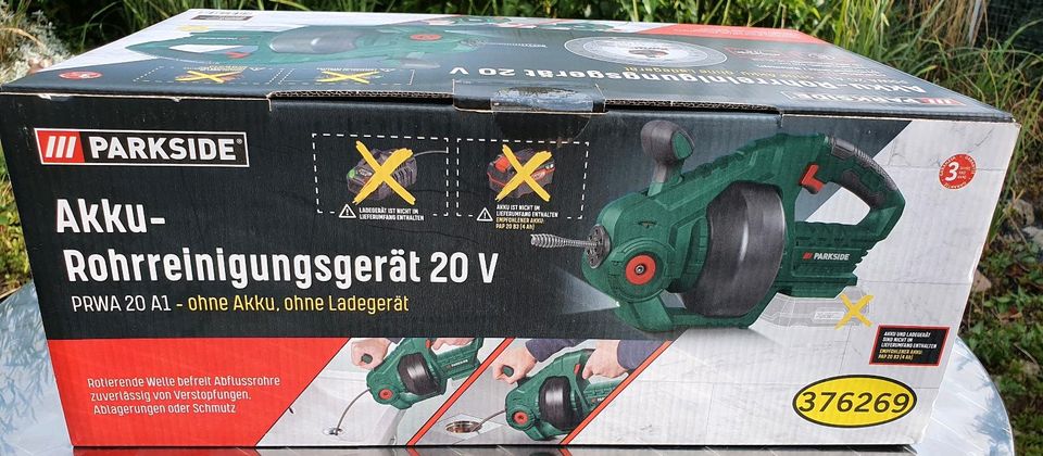 Parkside PRWA 20 A1 Akku Rohrreinigungsgerät 20 V in Brandenburg -  Luckenwalde | eBay Kleinanzeigen ist jetzt Kleinanzeigen